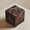 Homeware Form & Balance | Noble Marble Decorative Cube In Wine