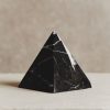 Homeware Form & Balance | Noble Marble Pyramid Decorative Pyramid In Black