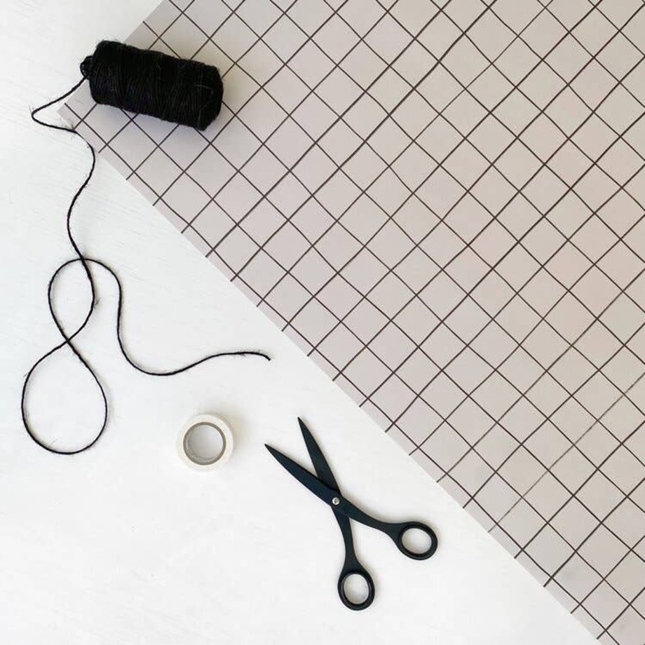 Lifestyle Kinshipped | Little Grid Gift Wrap Sheet