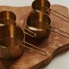 Kitchenware Form & Balance | Scoop Gold Finish Measuring Cups