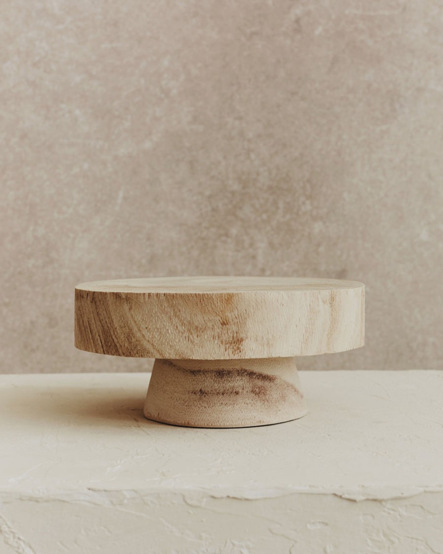 Homeware Form & Balance | Rustic Small Wooden Riser