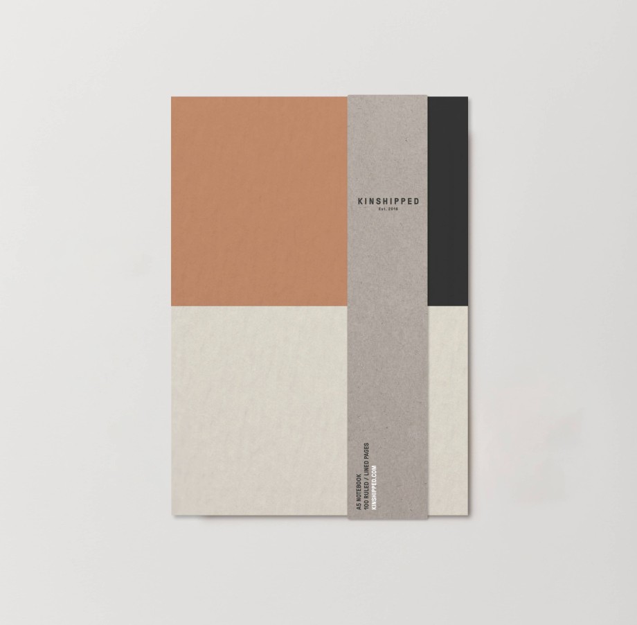 Lifestyle Kinshipped | A5 Print Notebook | Colour Block Tan