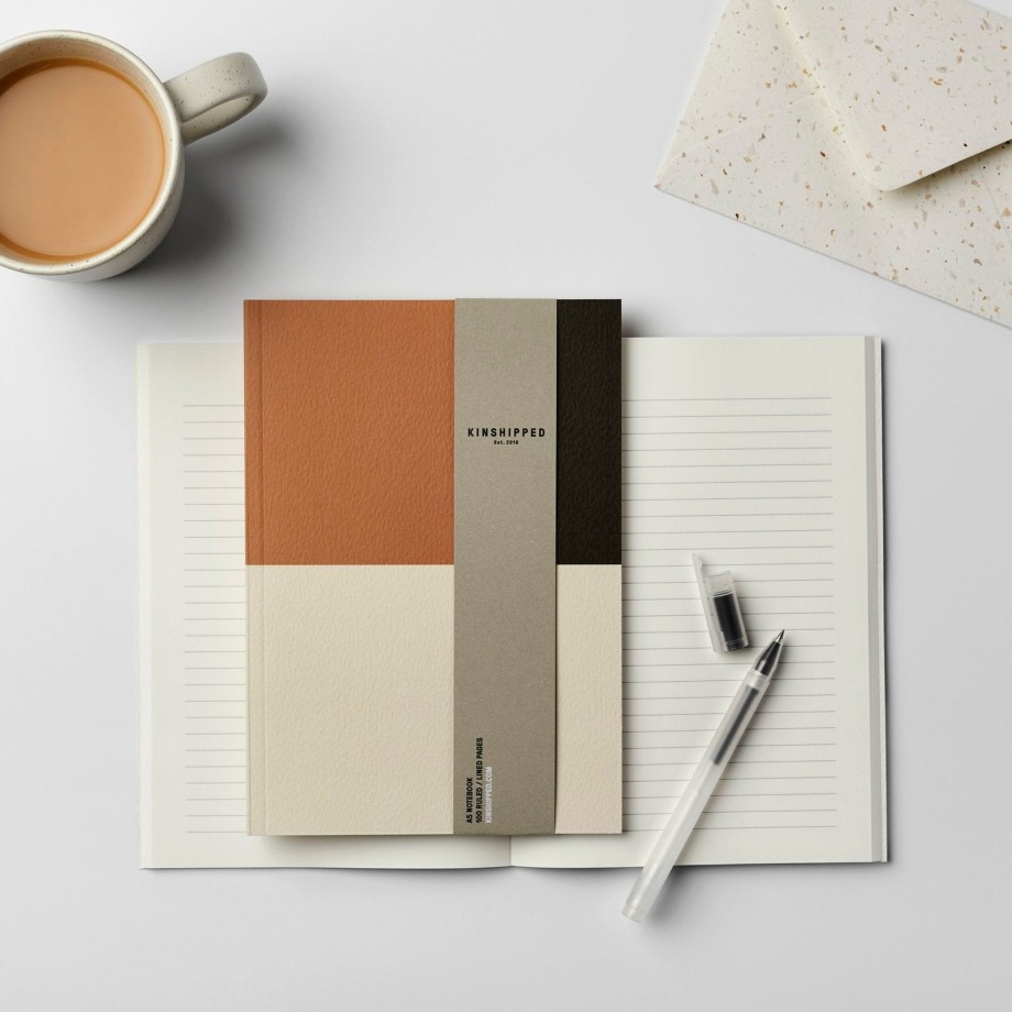 Lifestyle Kinshipped | A5 Print Notebook | Colour Block Tan