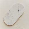 Kitchenware Form & Balance | Oval Norse Marble Serving Board In White