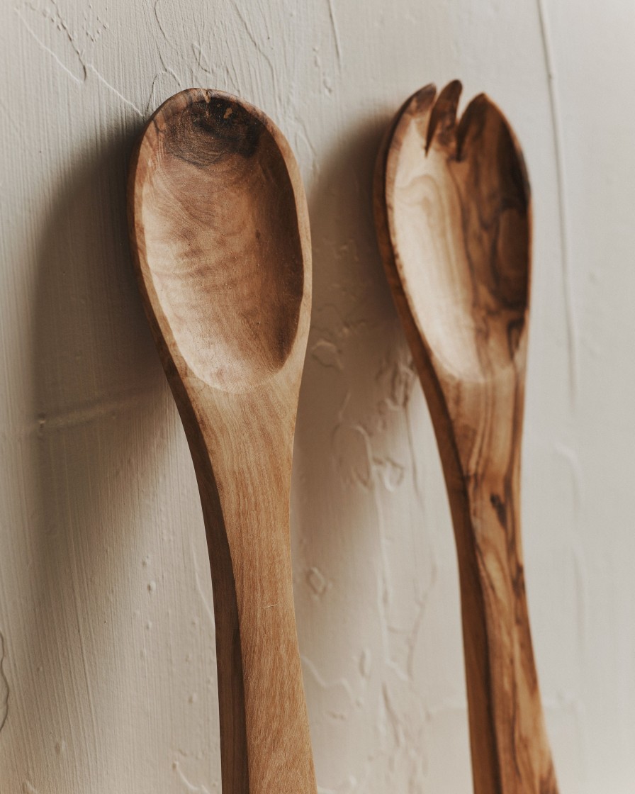 Kitchenware Form & Balance | Cora Flat Salad Servers