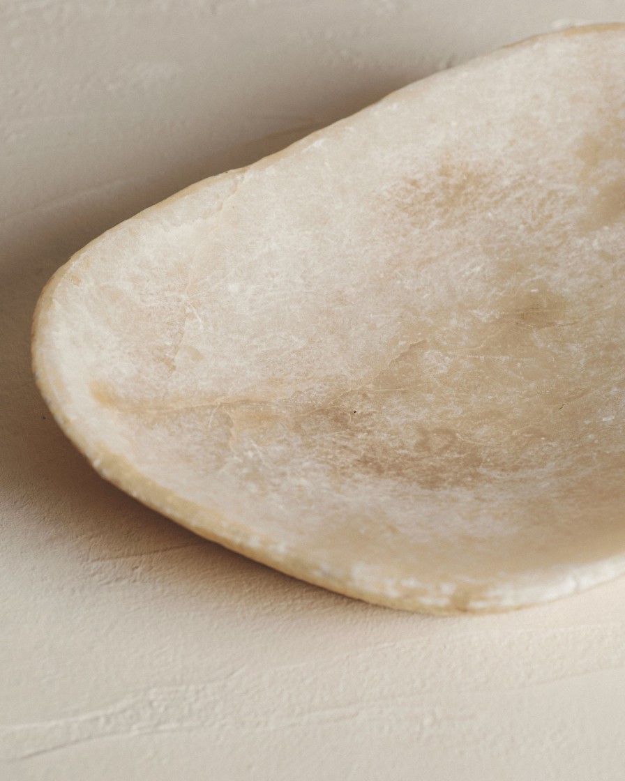 Homeware Form & Balance Sourced | Minimal Alabaster Shaped Dish