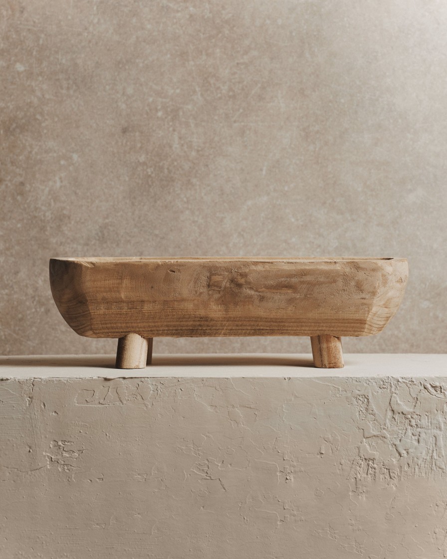 Homeware Form & Balance | Rustic Natural Oval Dough Bowl