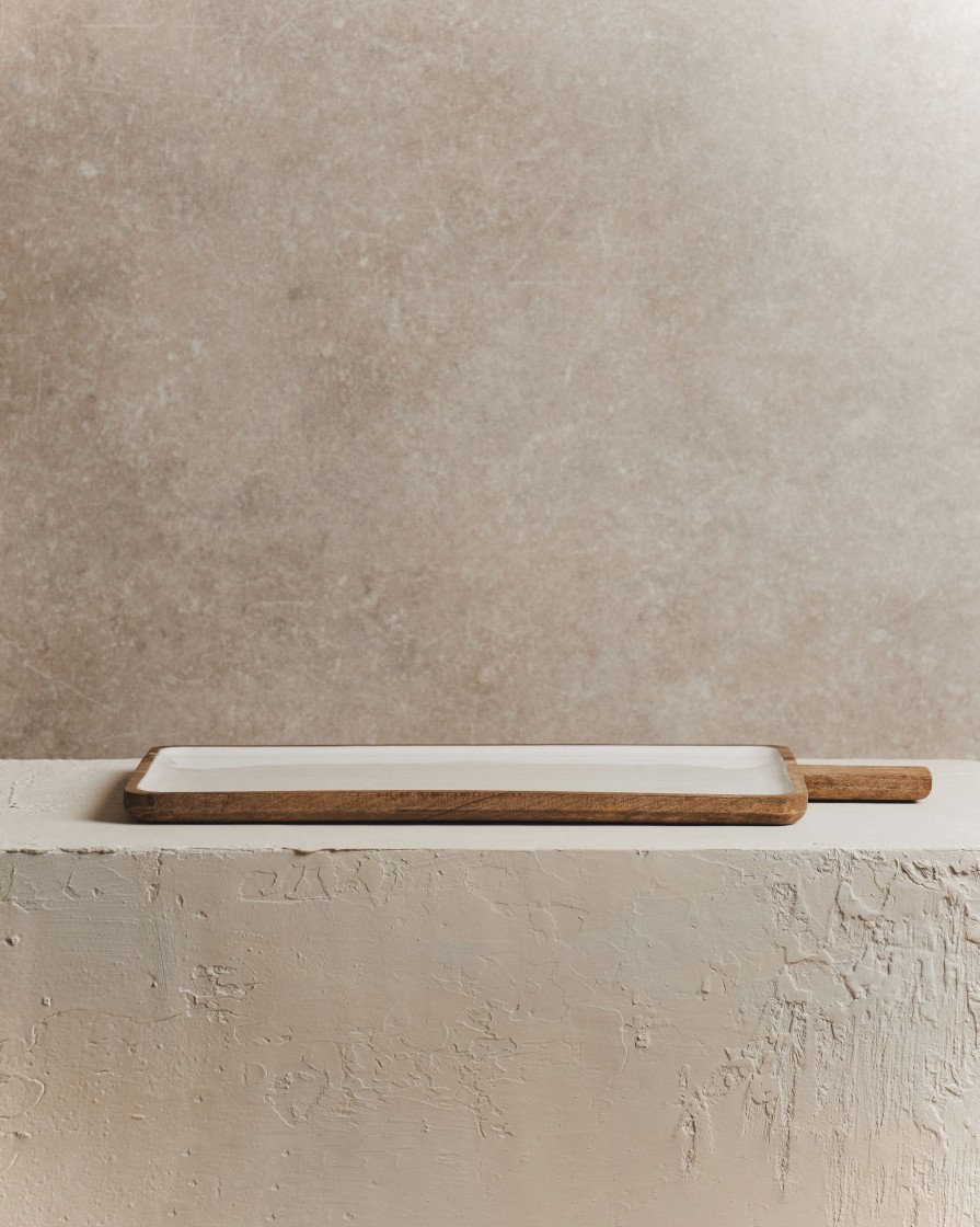 Kitchenware Form & Balance | Oryn Mango Wood Paddle Serving Board