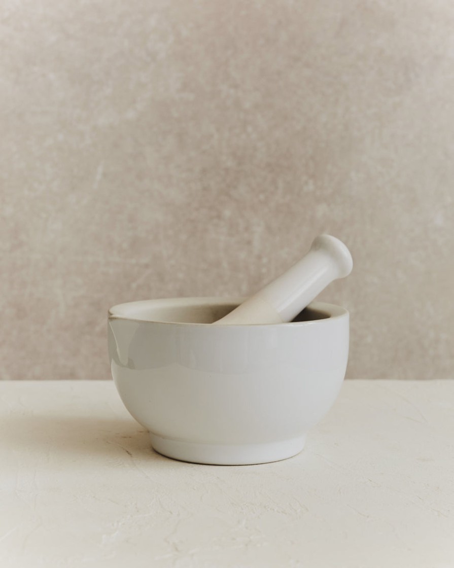 Kitchenware Form & Balance | Larder Stoneware Pestle And Mortar | Large