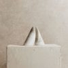 Homeware Form & Balance | Pair Of Noble Marble Bookends In White