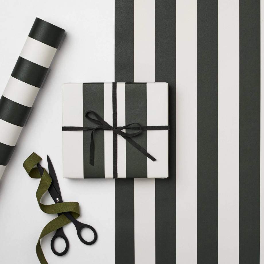 Lifestyle Kinshipped | Pine Marine And White Stripe Giftwarp