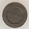 Kitchenware Form & Balance | Black And Natural Check Woven Charger Plate