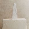 Homeware Form & Balance | Noble Small Marble Obelisk In White