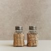 Kitchenware Form & Balance | Rattan Salt And Pepper Set