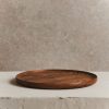 Kitchenware Form & Balance | Cora Dark Wood Plate | 25 Dia