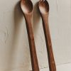 Kitchenware Form & Balance | Cora Dark Wood Salad Servers