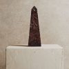 Homeware Form & Balance | Noble Small Marble Obelisk In Wine